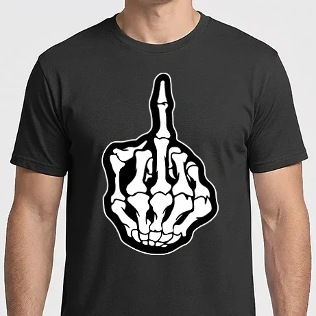 Férfi Imperial póló - Middle Finger