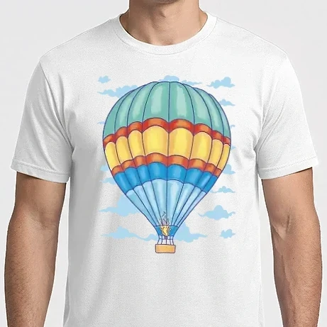 Férfi Imperial póló - Hőlégballon