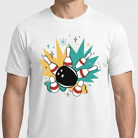 Férfi Imperial póló - Retro Bowling