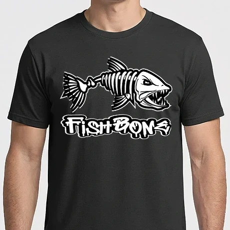 Férfi Imperial póló - Fishbone 2 fehér