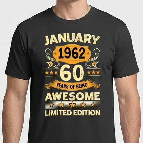 Férfi Imperial póló - 60 years of being limited edition_january