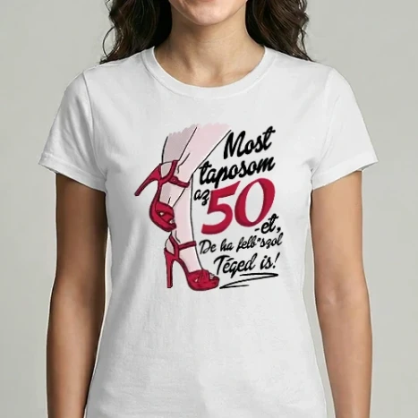 Női Imperial póló - Most taposom az ötvenet