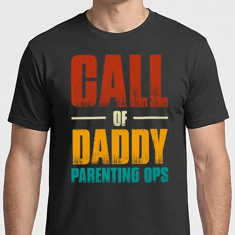 Férfi Imperial póló - Call Of Daddy Parenting Ops