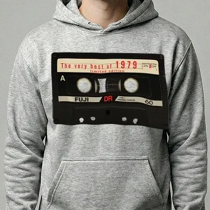 Férfi kapucnis pulóver - BEST OF 1979