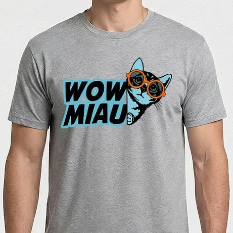 Férfi Imperial póló - wow miaus