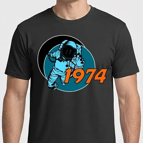 Férfi Imperial póló - úrhajós 1974