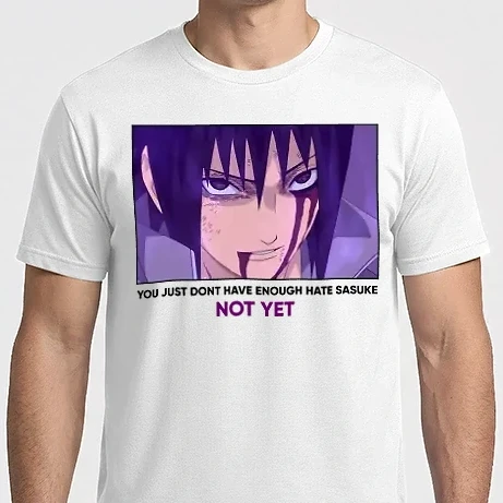 Férfi Imperial póló - Sasuke - Nem rendelkezel elég gyűlölettel még