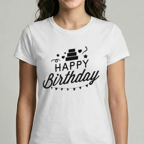 Női Imperial póló - Happy Birthday, Boldog szülinapot póló 
