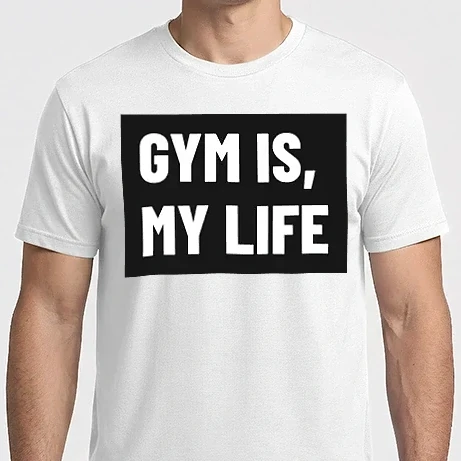 Férfi Imperial póló - Gym is my life- Az edzőterem az életem