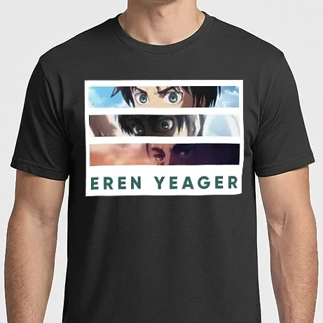 Férfi Imperial póló - Eren Yeager - Fejlődés