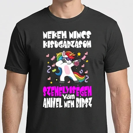 Férfi Imperial póló - Unikornis party személyiség