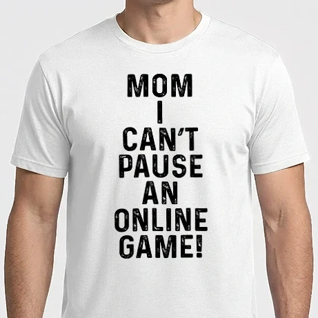 Férfi Imperial póló - Mom, I can't pause an online game!