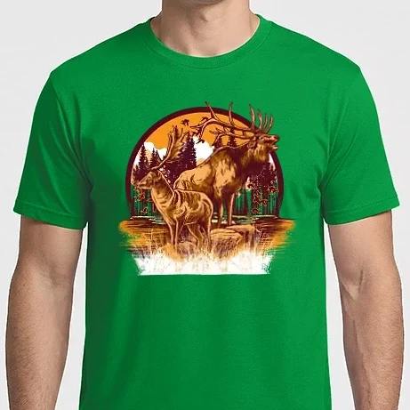 Férfi Imperial póló - Deer hunting 2
