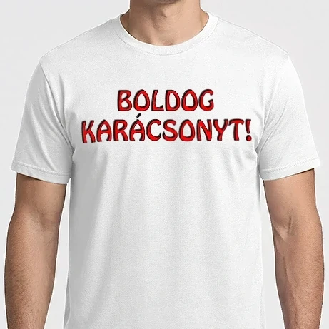 Férfi Imperial póló - Boldog Karácsonyt