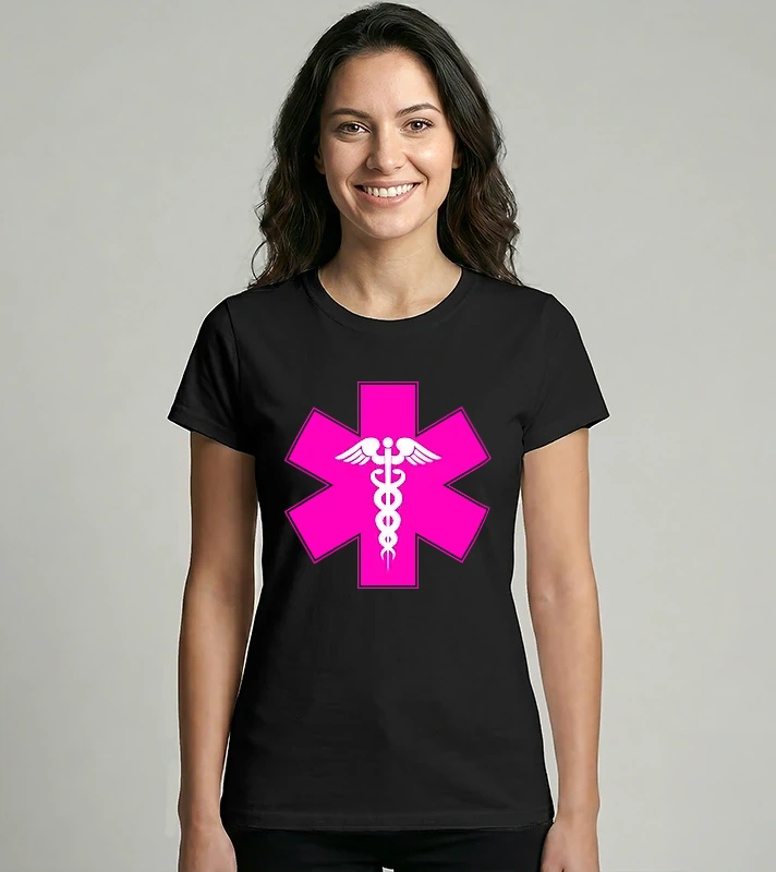 Ambulance (pink) – Női Imperial póló