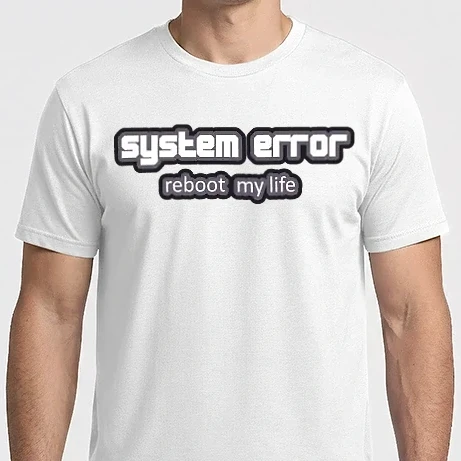 Férfi Imperial póló - system errorr reboot