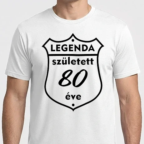Férfi Imperial póló - Legenda született 80 éve