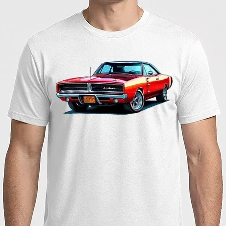 Férfi Imperial póló - Dodge Charger 1969