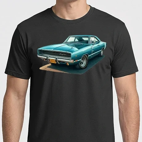 Férfi Imperial póló - Dodge Charger 1968