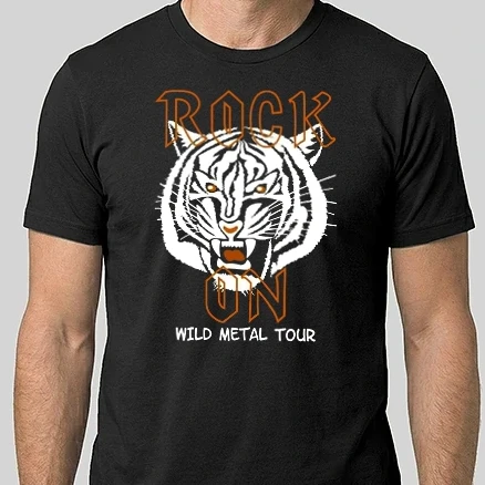 Férfi Alap póló - Rock On Tigris