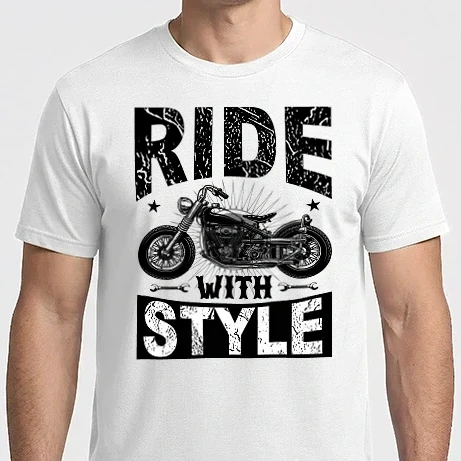 Férfi Imperial póló - Ride With Style - Stílusos utazás