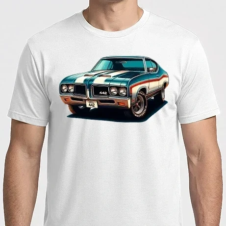 Férfi Imperial póló - Oldsmobile Cutlass 442 - 1971