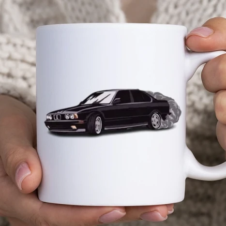 Fehér bögre - E34 BMW Drift