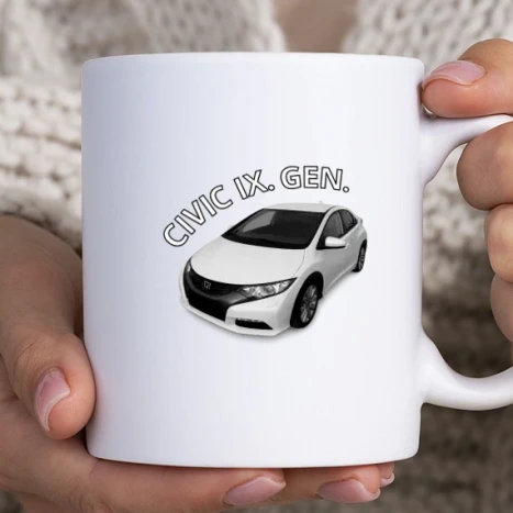 Fehér bögre - Civic IX.gen