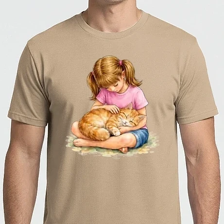Férfi Imperial póló - girl+cat