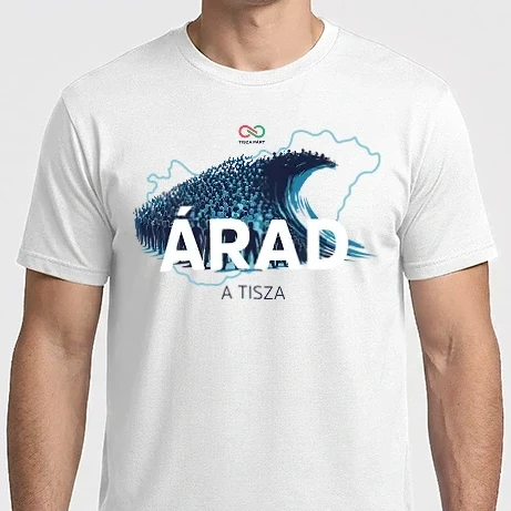 Férfi Imperial póló - árad a TISZA