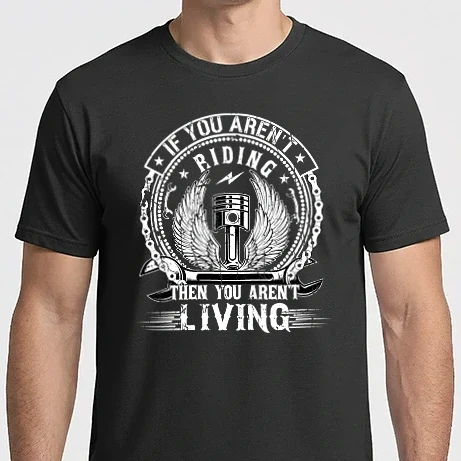 Férfi Imperial póló - Ha nem lovagolsz, akkor nem élsz - If you aren't riding then you aren't living 