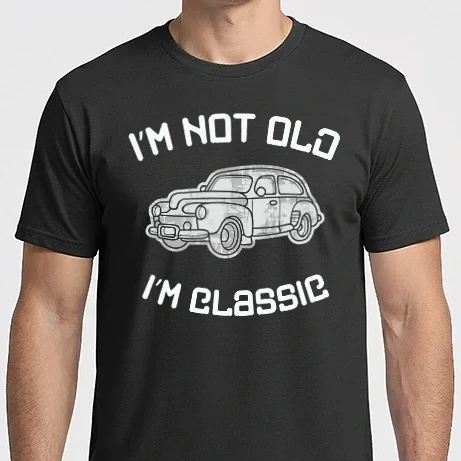 Férfi Imperial póló - I'm not old, I'm classic - Nem vagyok öreg, klasszikus vagyok (Classic Car)