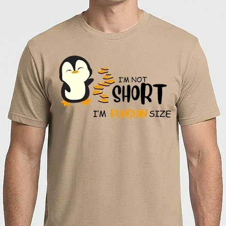 Férfi Imperial póló - I'm not short. I'm penguin size.
