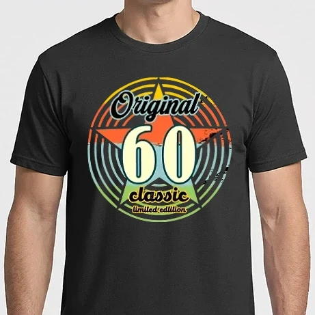 Férfi Imperial póló - original classic, limited edition, születésnapi embléma, 60 éves
