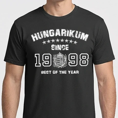 Férfi Imperial póló - hungarikum since 1998 best of the year, magyar címer