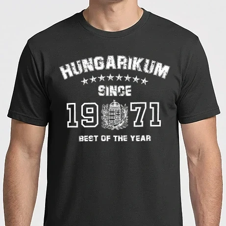 Férfi Imperial póló - hungarikum since 1971 best of the year, magyar címer
