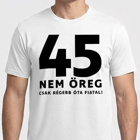 Férfi Imperial póló - 45 - nem öreg, csak régebb óta fiatal