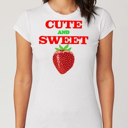 Női Alap póló - Cute and sweet