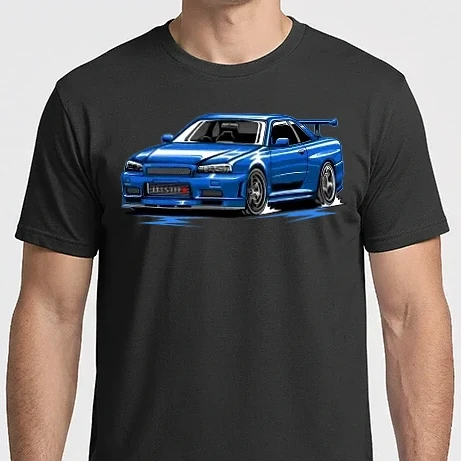 Férfi Imperial póló - Nissan Skyline Godzilla