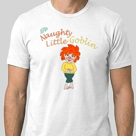 Férfi Alap póló - Szemtelen Kis Kobold Fiú