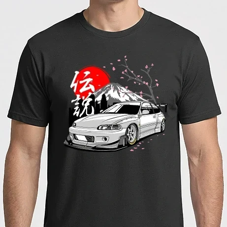 Férfi Imperial póló - Honda Civic EG6 - Pandem