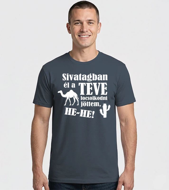 Sivatagban él a Teve – Férfi Imperial póló