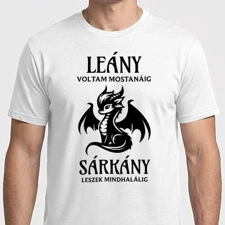 Férfi Imperial póló - Leány Voltam, Sárkány Leszek