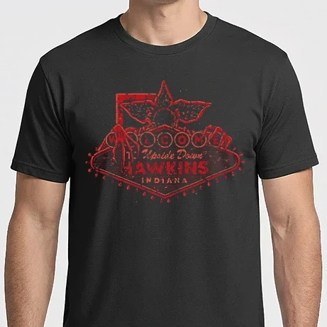 Férfi Imperial póló - Upside Down Hawkins