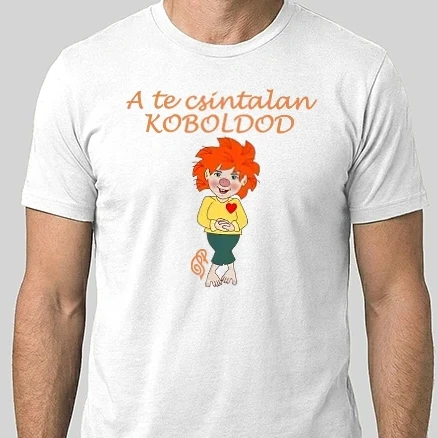 Férfi Alap póló - A te csintalan Koboldod Fiú
