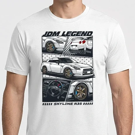 Férfi Imperial póló - Nissan Skyline R35 - JDM Legend