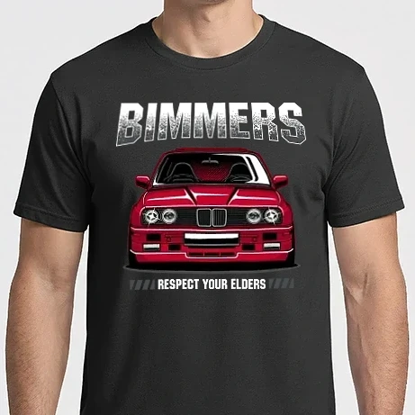 Férfi Imperial póló - BMW E30 2