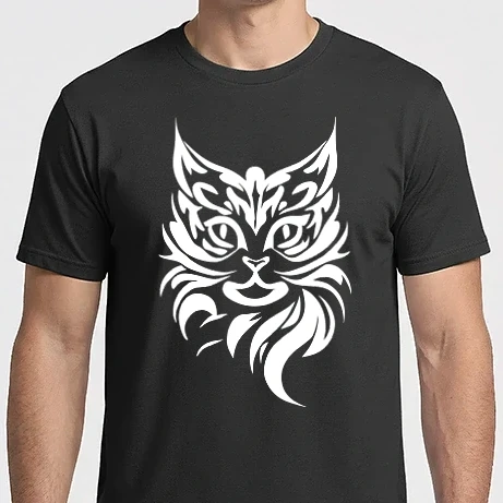 Férfi Imperial póló - Tribal macska