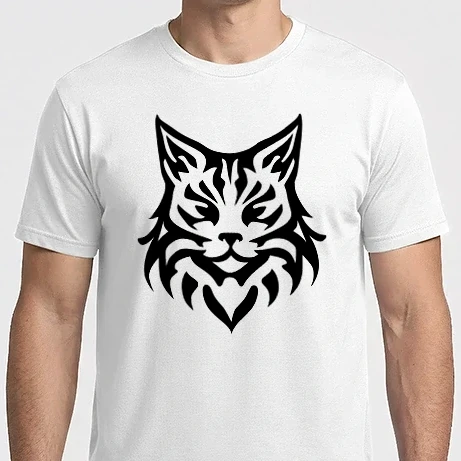 Férfi Imperial póló - Tribal macska