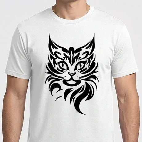 Férfi Imperial póló - Tribal macska
